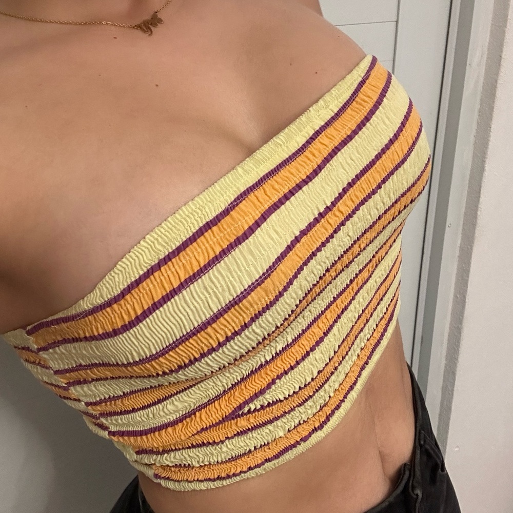Sexy strapless top